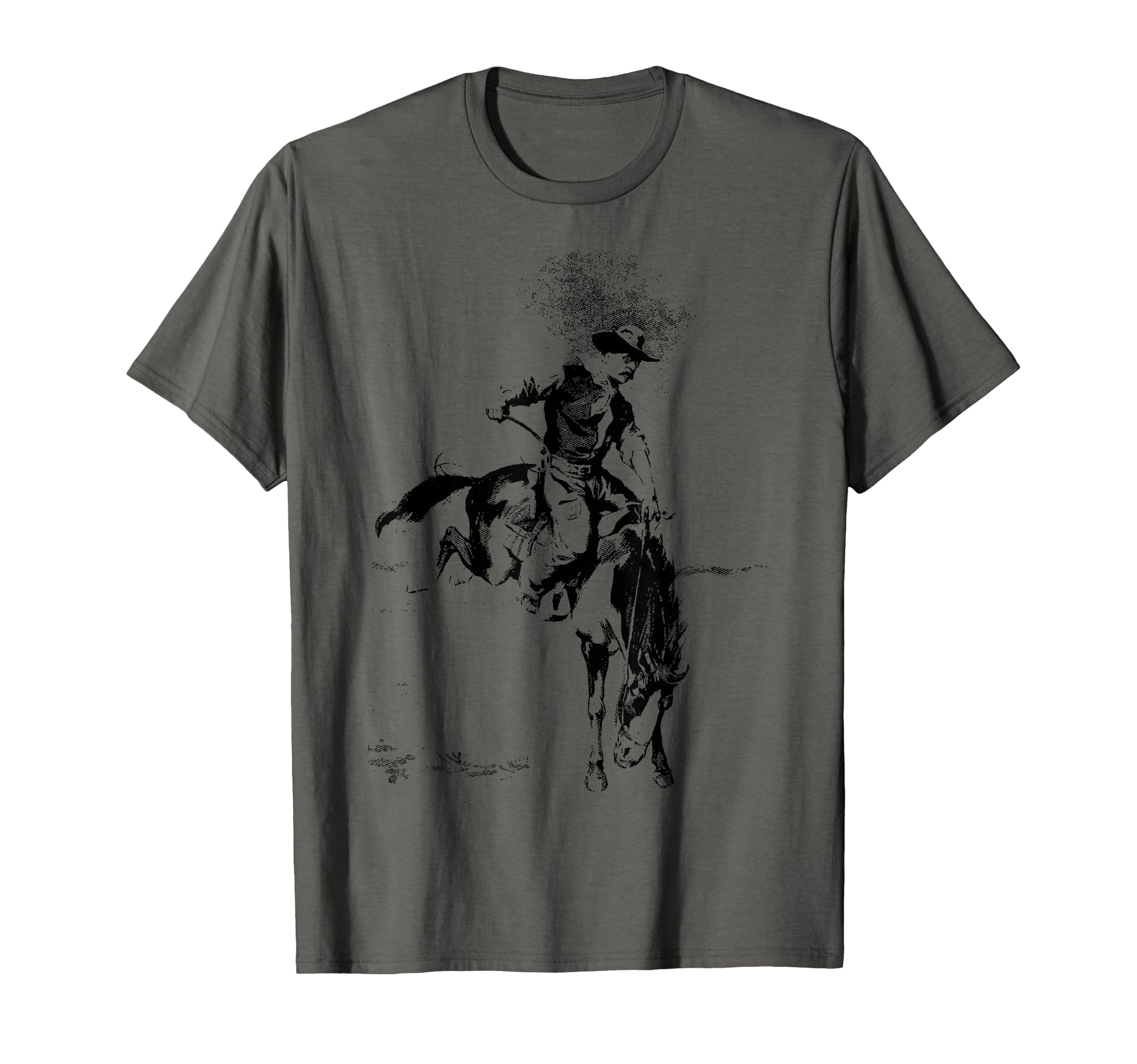 Cowboy Rodeo Horse Cowboy Riding T-Shirt - Streetwear Style for Adults - T-Shirt, Sweatshirt, Hoodie