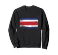 Distressed Costa Rica Flag Sweatshirt - Graphic Print Unisex - T-Shirt, Sweatshirt, Hoodie