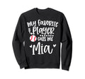 My Favorite Baseball Player Calls Sweatshirt - Custom Art Print Men Women - T-Shirt, Sweatshirt, Hoodie