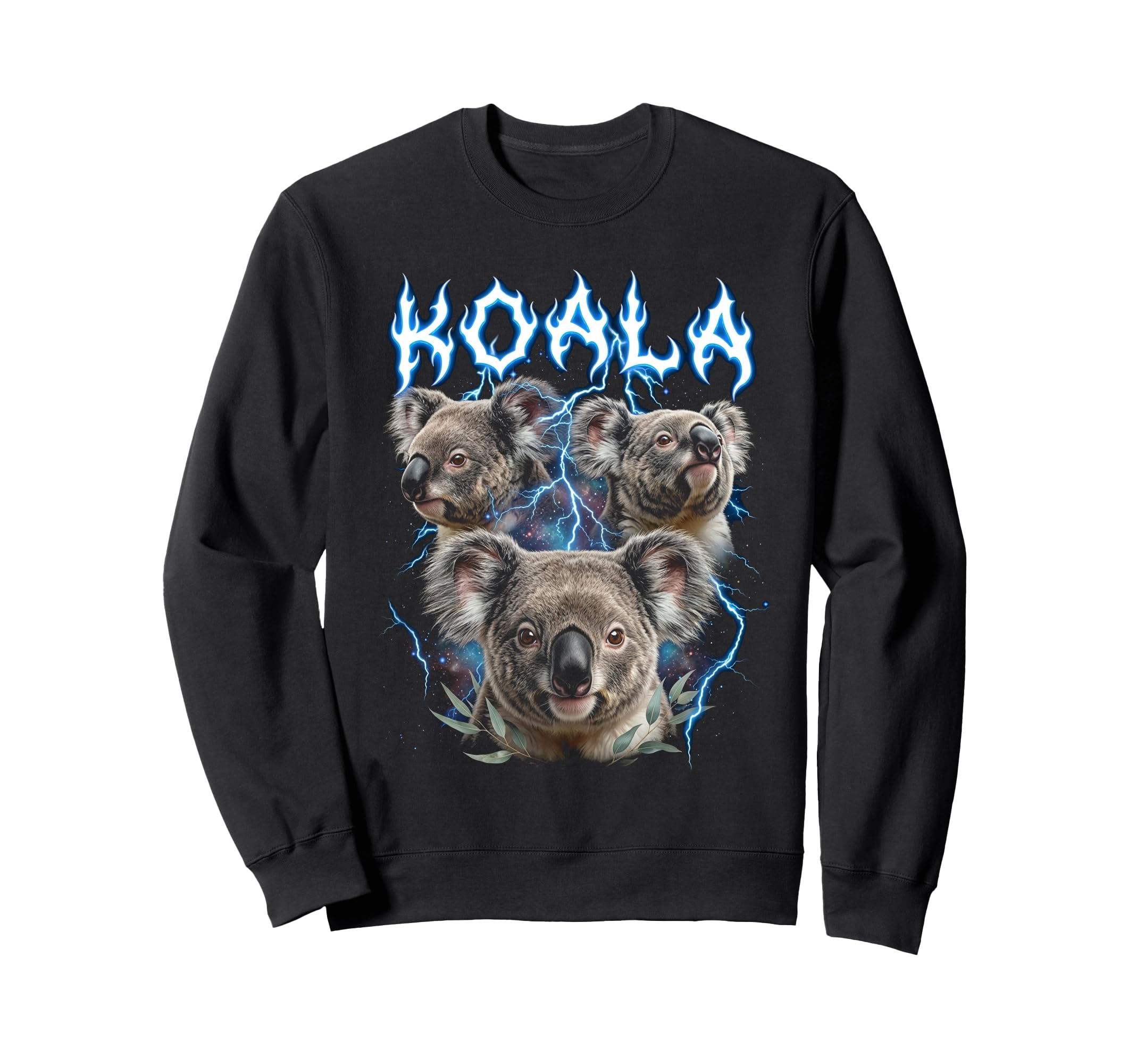 Koala 90S Heavy Metal Koala Animal Sweatshirt - Unique Graphic Men Women - T-Shirt, Sweatshirt, Hoodie