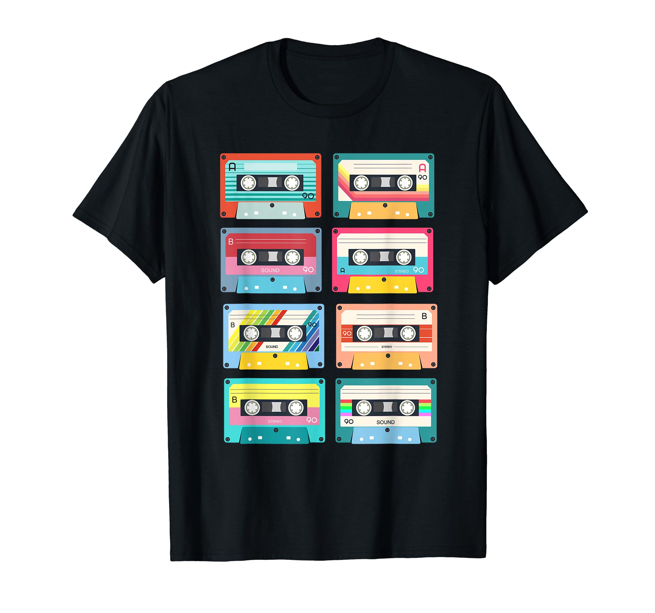 80S Rock Cassettes Rock Cassettes Tapes T-Shirt - Streetwear Style Unisex - T-Shirt, Sweatshirt, Hoodie