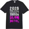 Retro Glam Metal 80s Vibes Merch - Adult & Kids T-Shirts, Sweatshirts & Hoodies apparel design preview 1
