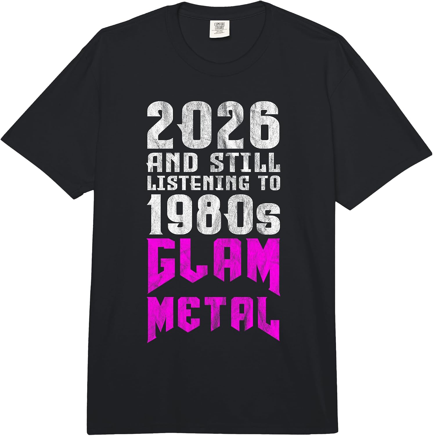 Retro Glam Metal 80s Vibes Merch - Adult & Kids T-Shirts, Sweatshirts & Hoodies apparel design preview 1