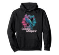 Vaporwave Cockatiel Whisperer Funny Hoodie - Unique Graphic Men Women - T-Shirt, Sweatshirt, Hoodie