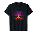 Vaporwave Campfire Indie Aesthetic T-Shirt - Unique Graphic Men Women - T-Shirt, Sweatshirt, Hoodie