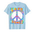 Peace Sign Love 60S 70S Tie Dye Hippie T-Shirt - Streetwear Style Unisex - T-Shirt, Sweatshirt, Hoodie