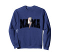 Baseball Mama Varsity Lightning Sweatshirt - Novelty Apparel for Adults - T-Shirt, Sweatshirt, Hoodie