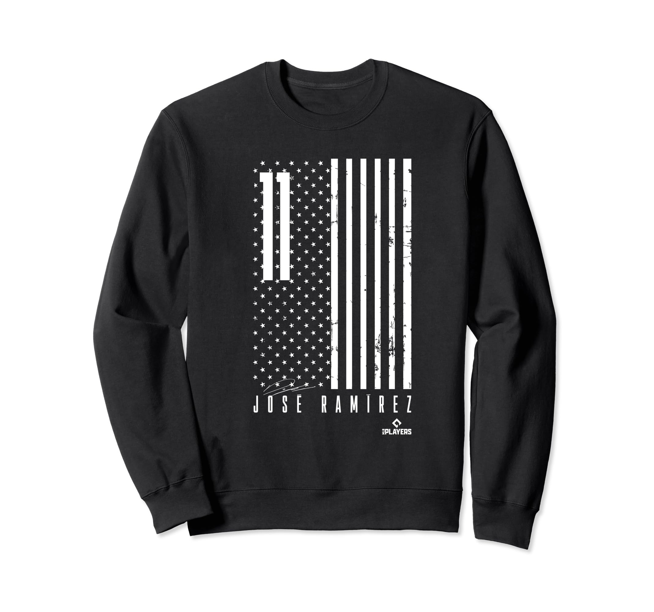 Jose Ramirez American Flag Cleveland Sweatshirt - Trendy Graphic Men Women - T-Shirt, Sweatshirt, Hoodie