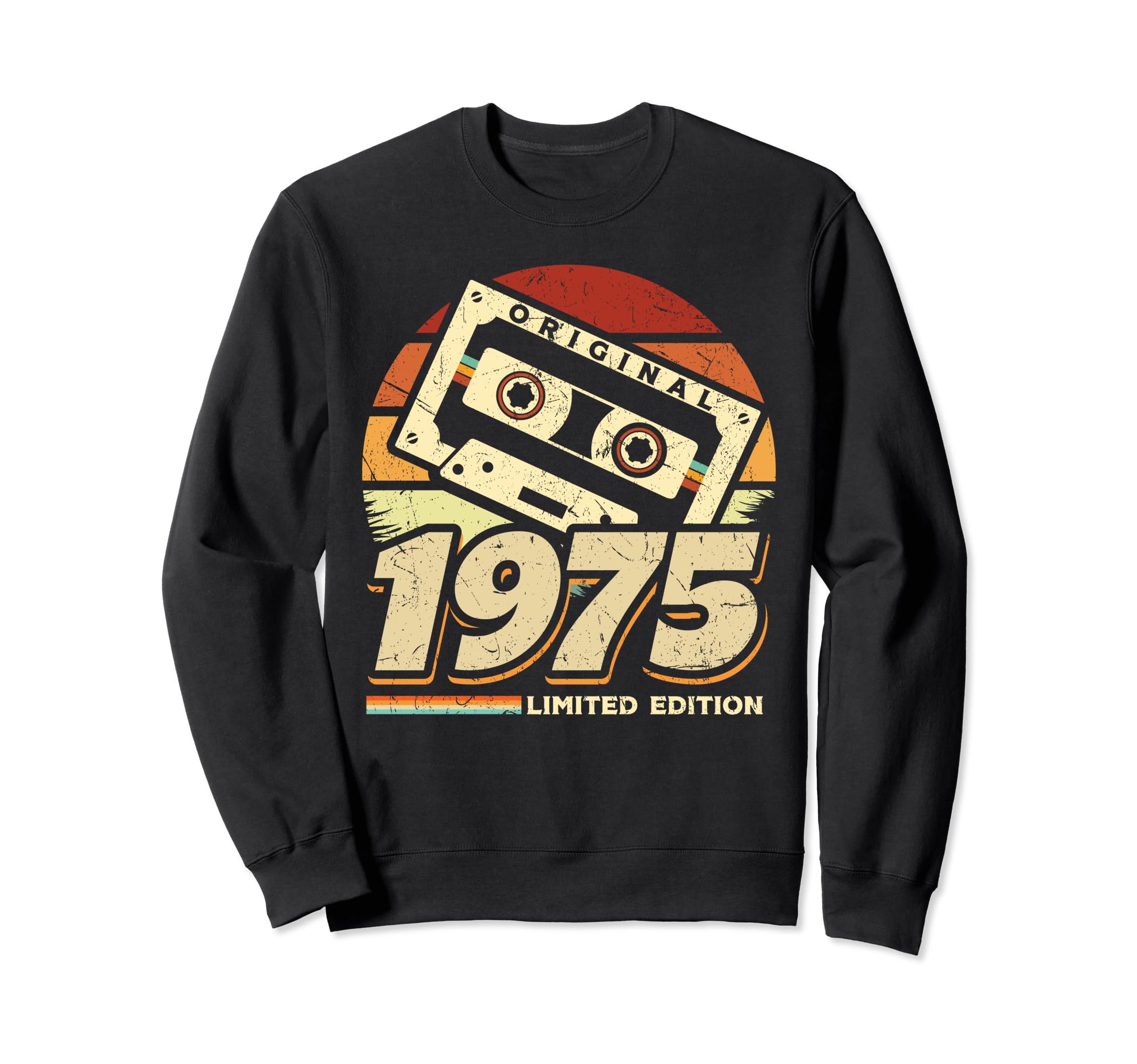 1975 Cassette Tape 49Th Birthday Sweatshirt - Custom Art Print for Adults - T-Shirt, Sweatshirt, Hoodie