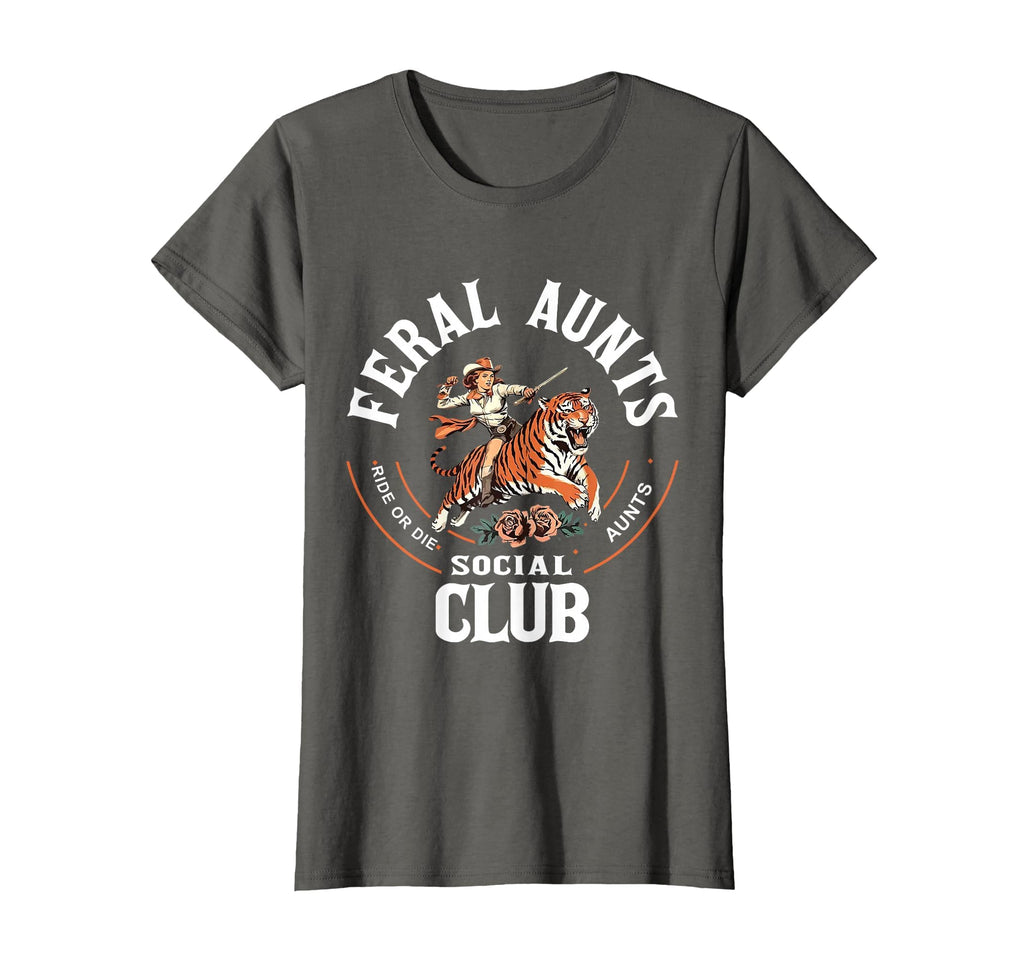 Feral Aunts Social Club Western Cowgirl T-Shirt - Custom Art Print Unisex - T-Shirt, Sweatshirt, Hoodie