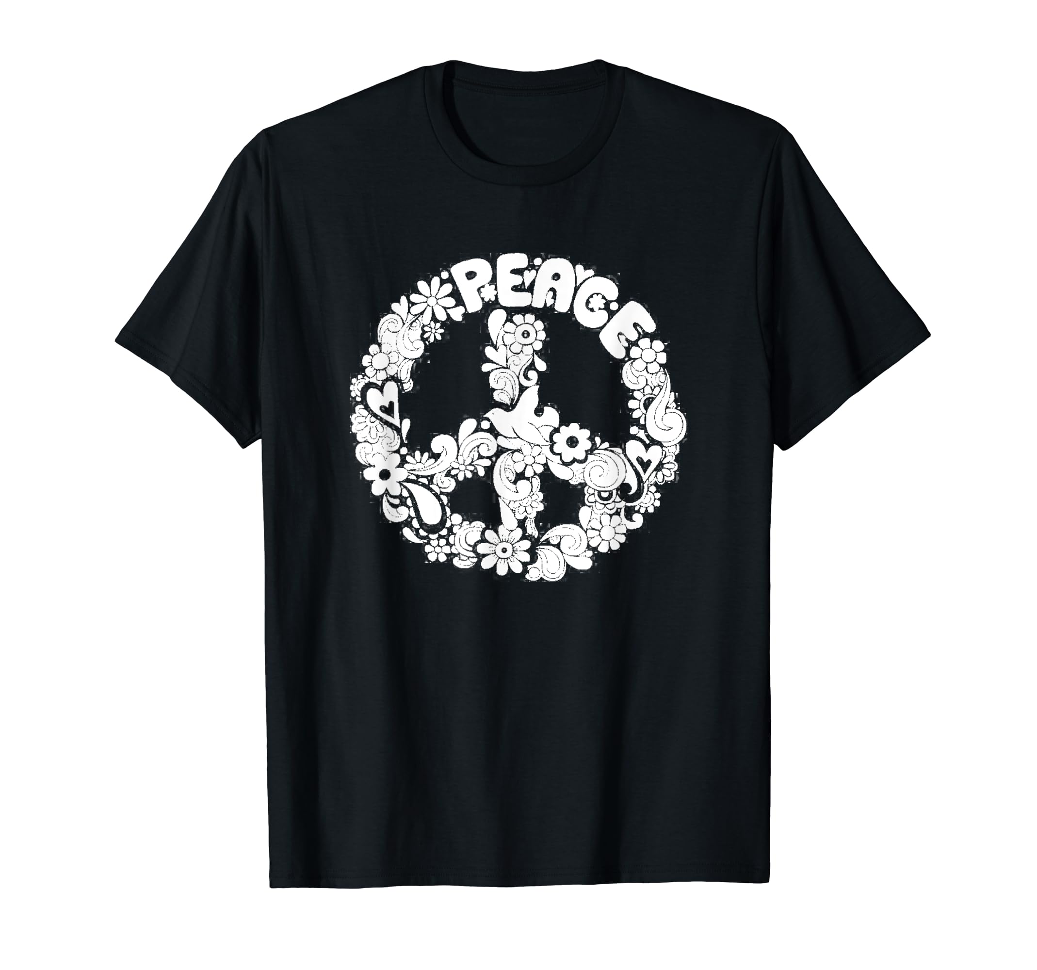 Peace Sign Love Tie Die Hippie T-Shirt - Streetwear Style Men Women - T-Shirt, Sweatshirt, Hoodie