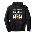 My Favorite Baseball Catcher Mom Hoodie - Casual Everyday Wear Unisex - T-Shirt, Sweatshirt, Hoodie