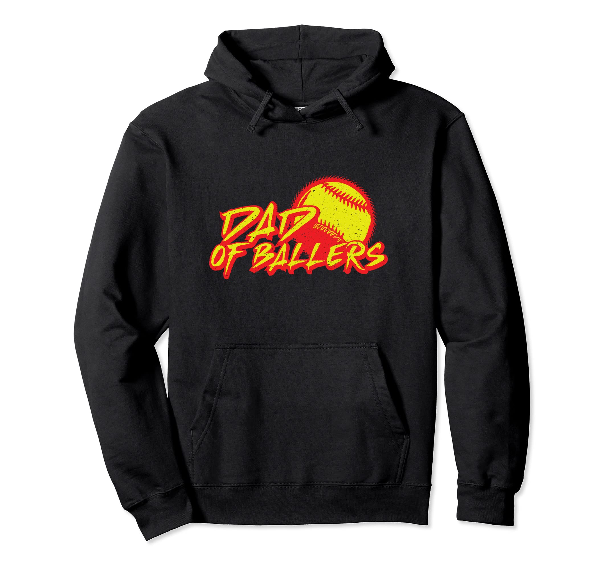 Dad Ballers Softball Dad Baseball Dad Hoodie - Minimalist Print Unisex - T-Shirt, Sweatshirt, Hoodie