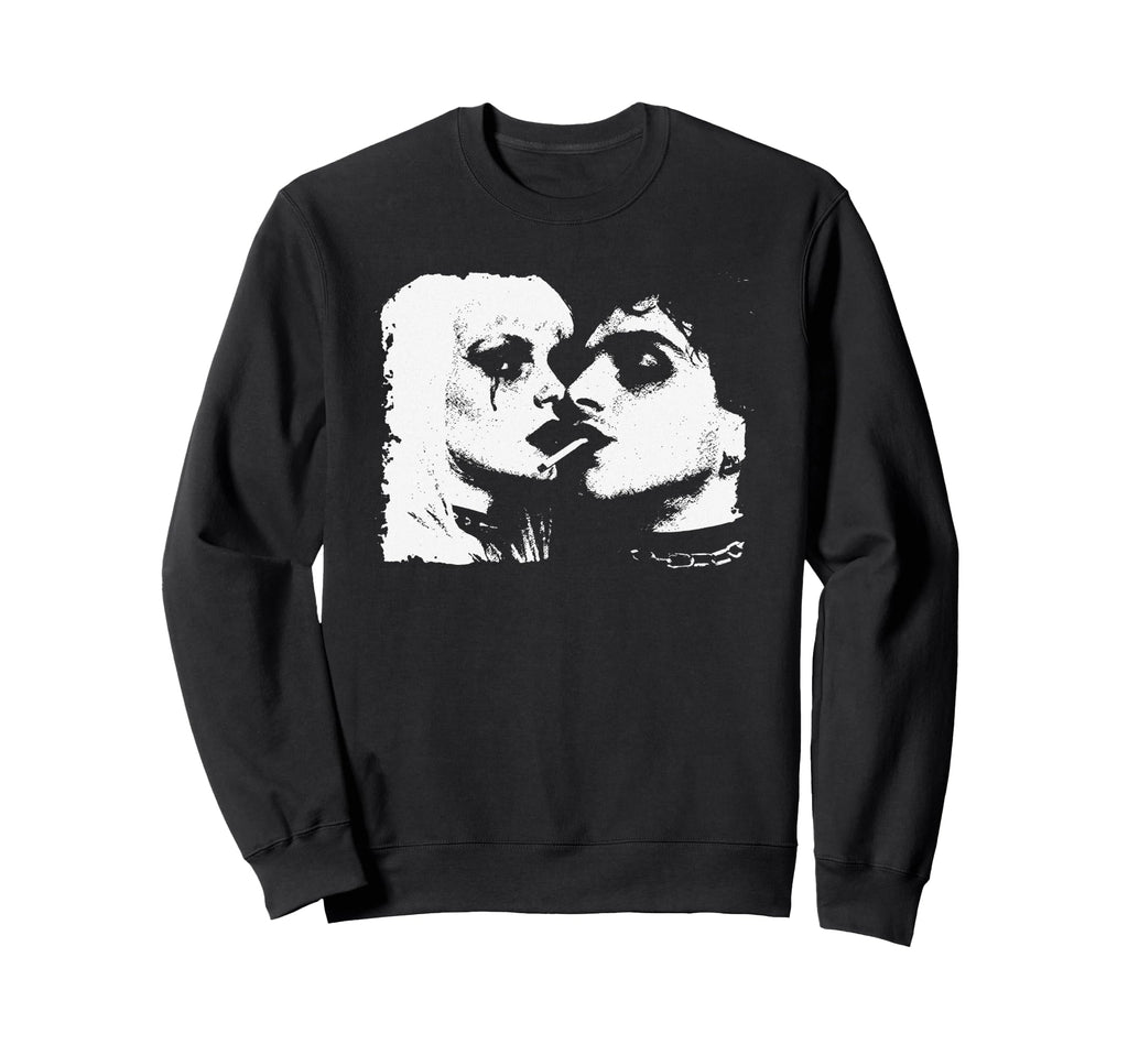 Goth Punk Rock Emo Y2K 90S Aesthetic Sweatshirt - Custom Art Print Unisex - T-Shirt, Sweatshirt, Hoodie