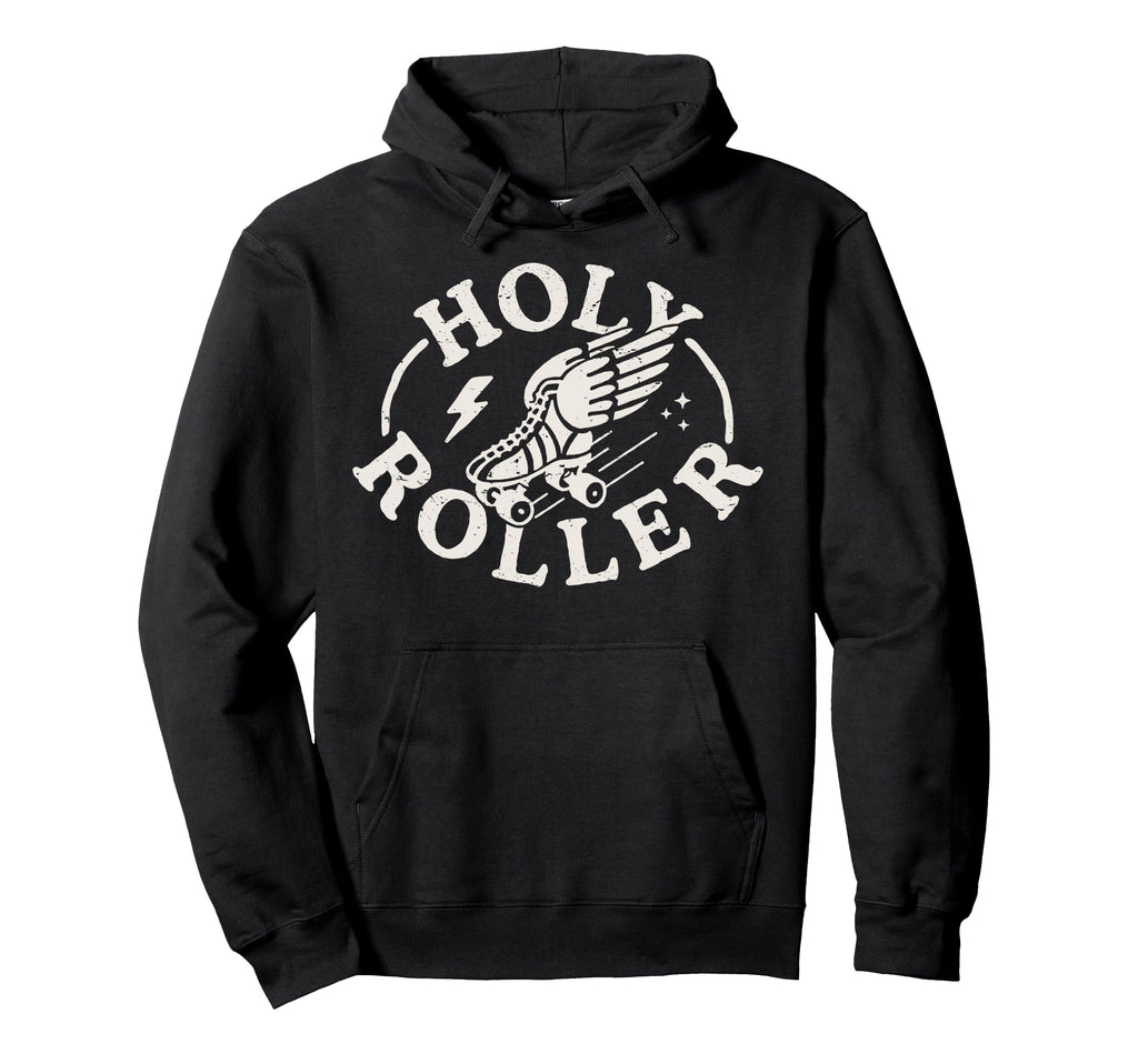 Holy Roller Skating Skater Skate Shoes Hoodie - Minimalist Print Unisex - T-Shirt, Sweatshirt, Hoodie