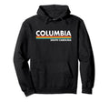 Columbia South Carolina Stripes Hoodie - Minimalist Print for Adults - T-Shirt, Sweatshirt, Hoodie