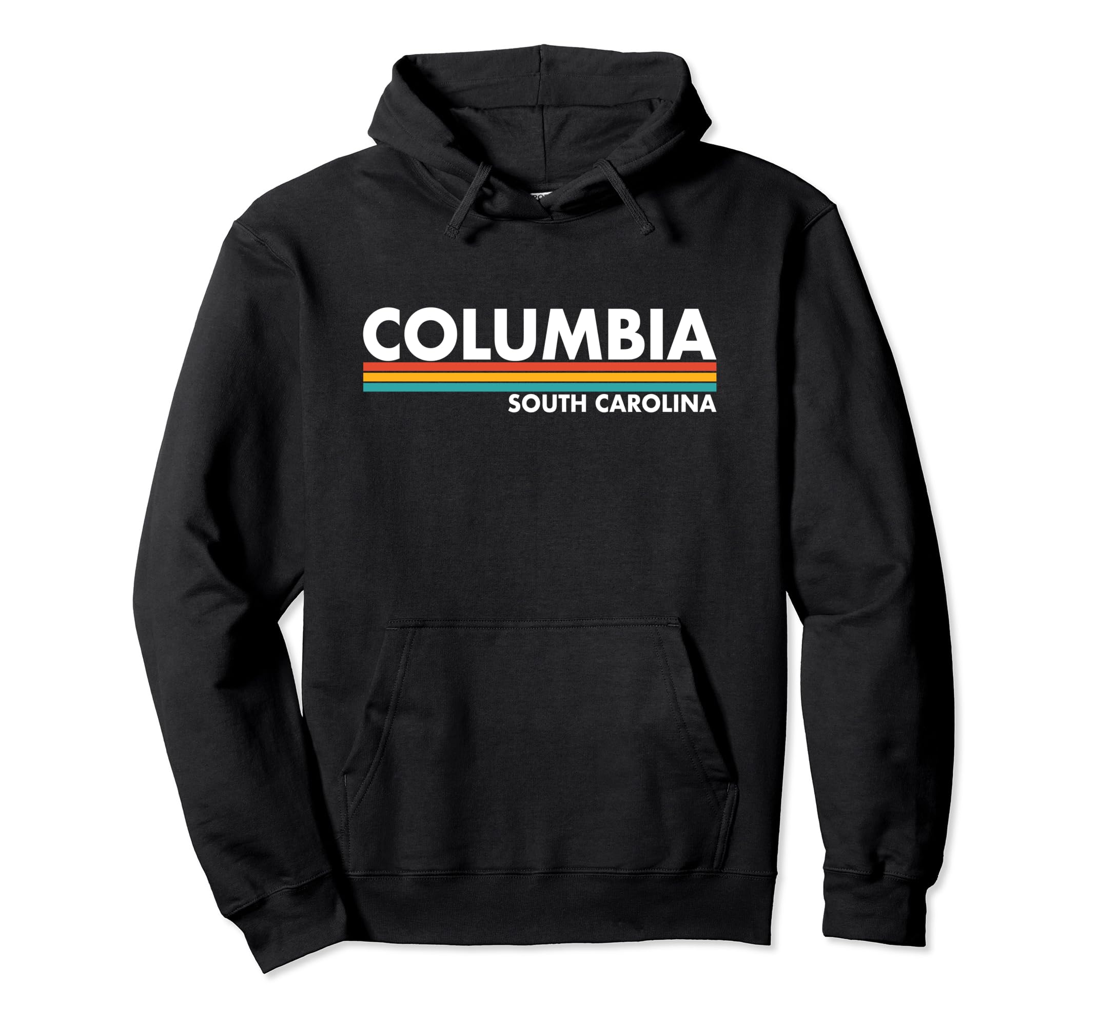 Columbia South Carolina Stripes Hoodie - Minimalist Print for Adults - T-Shirt, Sweatshirt, Hoodie