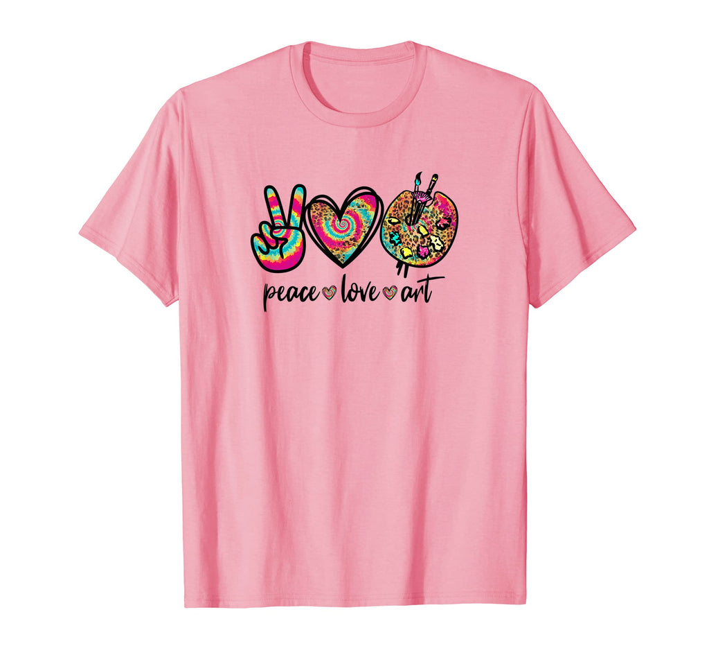 Rainbow Tye Die Leopard Hippie Peace T-Shirt - Unique Graphic Men Women - T-Shirt, Sweatshirt, Hoodie