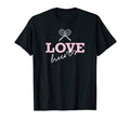 Crossed Tennis Racquets Love Hurts T-Shirt - Minimalist Print Men Women - T-Shirt, Sweatshirt, Hoodie