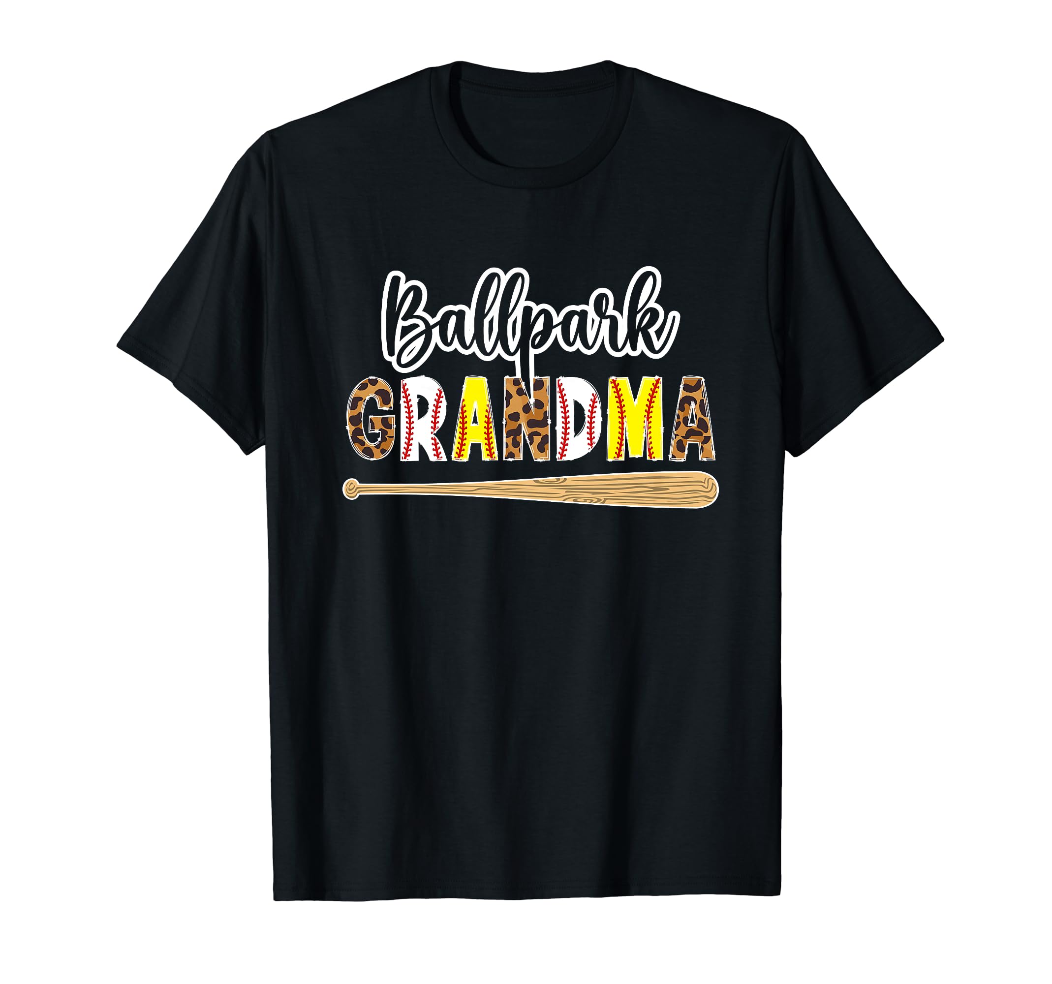 Ballpark Grandma Baseball T-Shirt - Casual Everyday Wear for Adults - T-Shirt, Sweatshirt, Hoodie