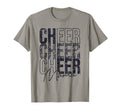 Cheer Mama Distressed Cheer Mom T-Shirt - Minimalist Print for Adults - T-Shirt, Sweatshirt, Hoodie
