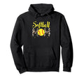 Softball Mom Leopard Funny Baseball Hoodie - Streetwear Style for Adults - T-Shirt, Sweatshirt, Hoodie