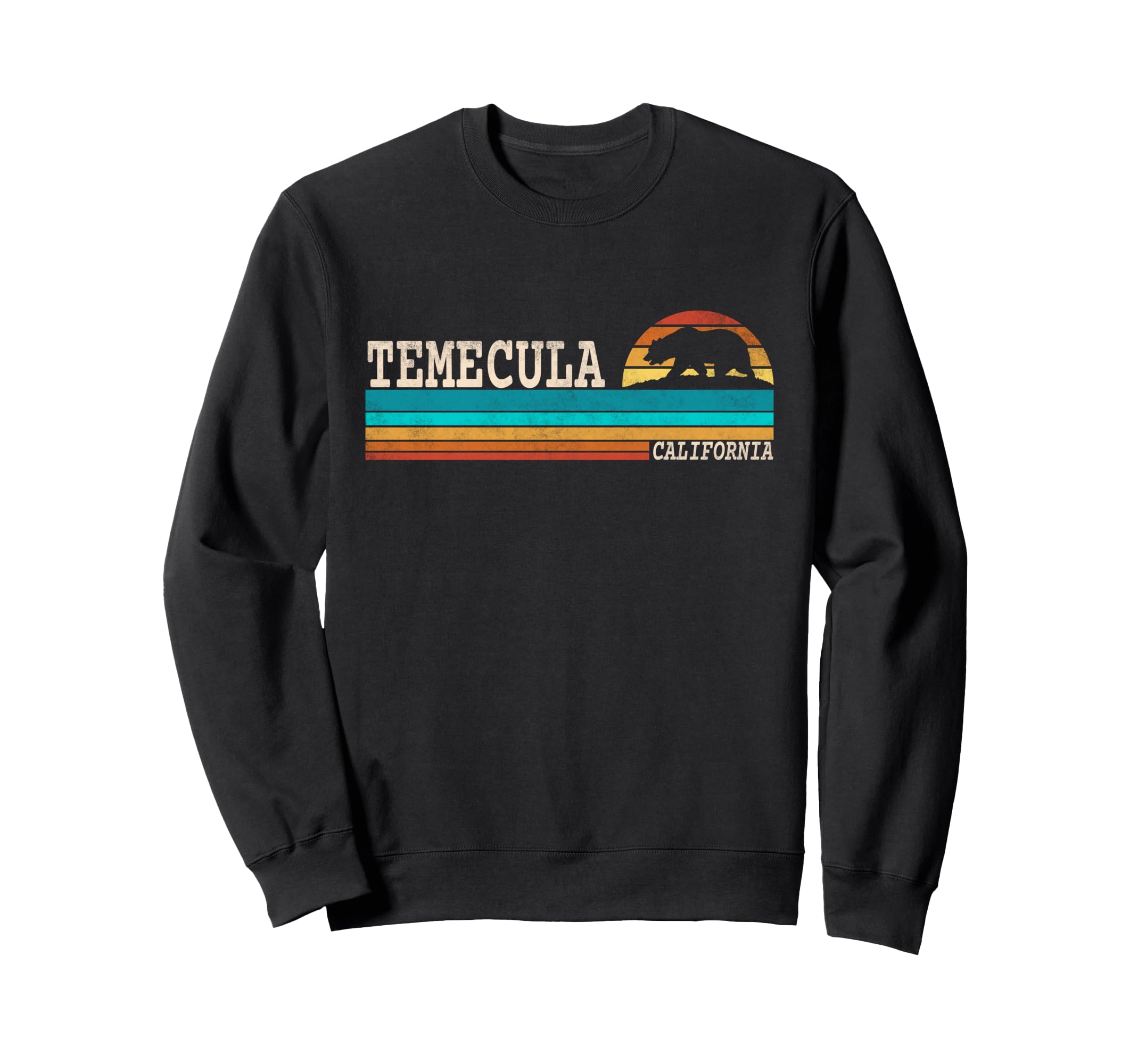 Temecula California State Bear Sweatshirt - Aesthetic Graphic for Adults - T-Shirt, Sweatshirt, Hoodie