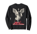 Saint Michael Archangel Urban Sweatshirt - Aesthetic Graphic Men Women - T-Shirt, Sweatshirt, Hoodie