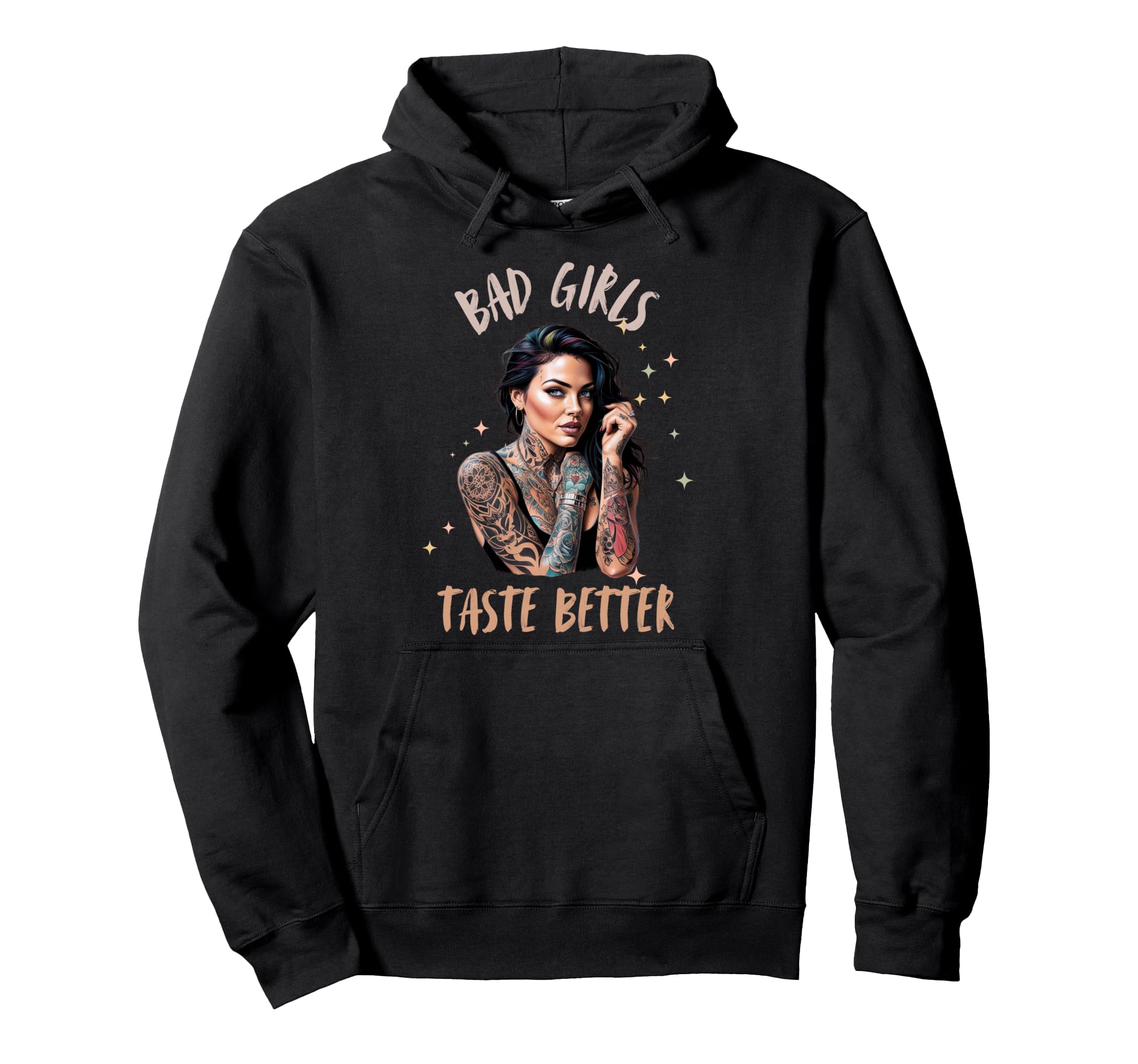 Bad Taste Better Tattoo Hoodie - Graphic Print for Adults - T-Shirt, Sweatshirt, Hoodie