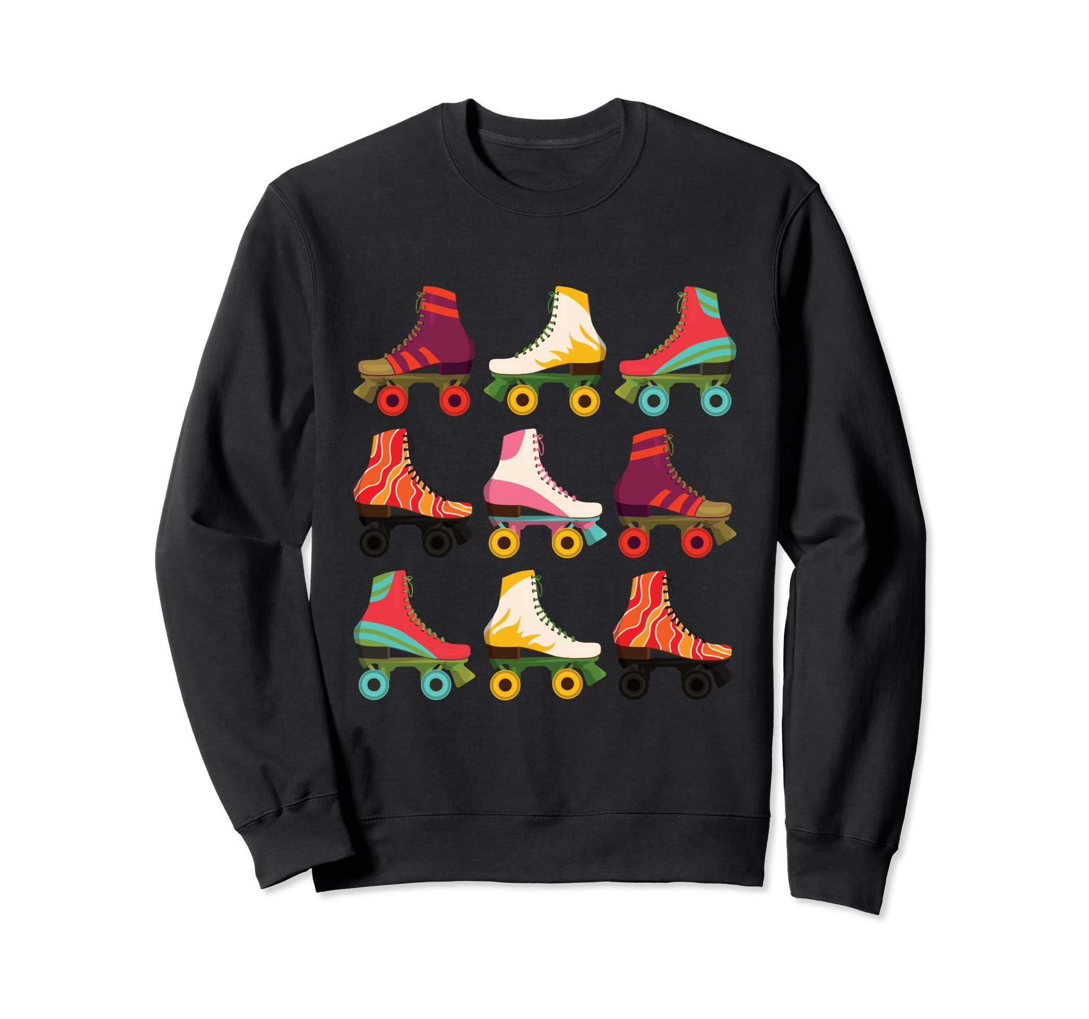 Rollerskates 80S Derby Roller Skating Sweatshirt - Graphic Print Unisex - T-Shirt, Sweatshirt, Hoodie