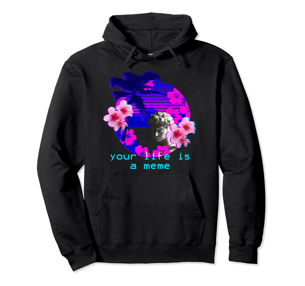 Vaporwave Aesthetic 90S Japanese Your Life Hoodie - Novelty Apparel Unisex - T-Shirt, Sweatshirt, Hoodie
