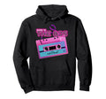 I Love 80S Pop Culture Cassette Tape Hoodie - Minimalist Print Men Women - T-Shirt, Sweatshirt, Hoodie