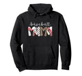 Baseball Mama Leopard Mama Game Day Hoodie - Minimalist Print Men Women - T-Shirt, Sweatshirt, Hoodie