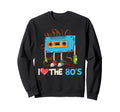 1980 Eighties Music Cassette Tape Sweatshirt - Unique Graphic for Adults - T-Shirt, Sweatshirt, Hoodie
