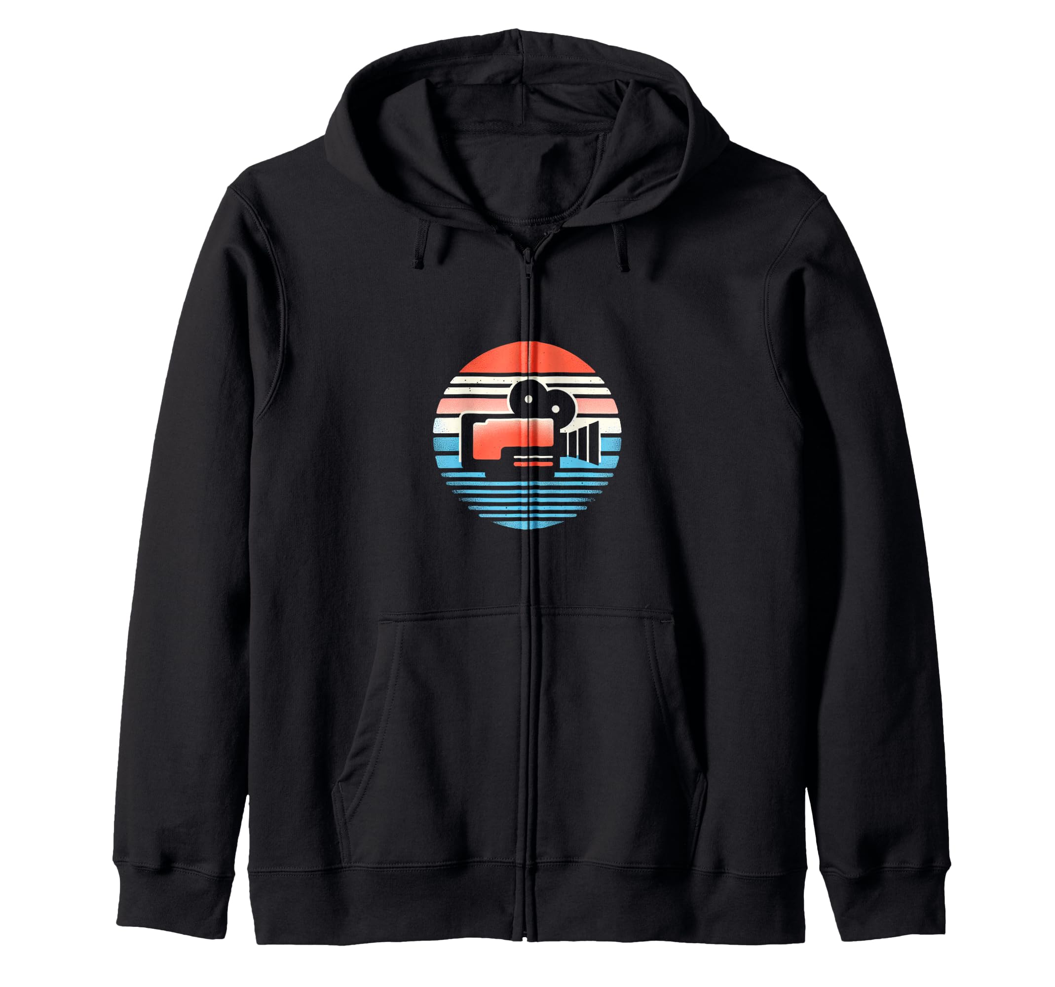 Camera Sunset Sweatshirt - Unique Graphic for Adults - T-Shirt, Sweatshirt, Hoodie