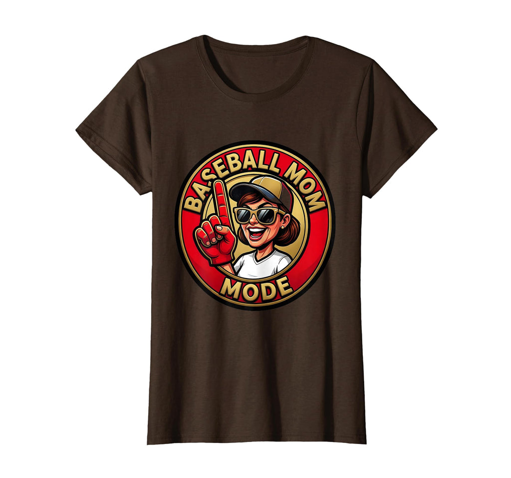Baseball Mom Mode T-Shirt - Unique Graphic Unisex - T-Shirt, Sweatshirt, Hoodie