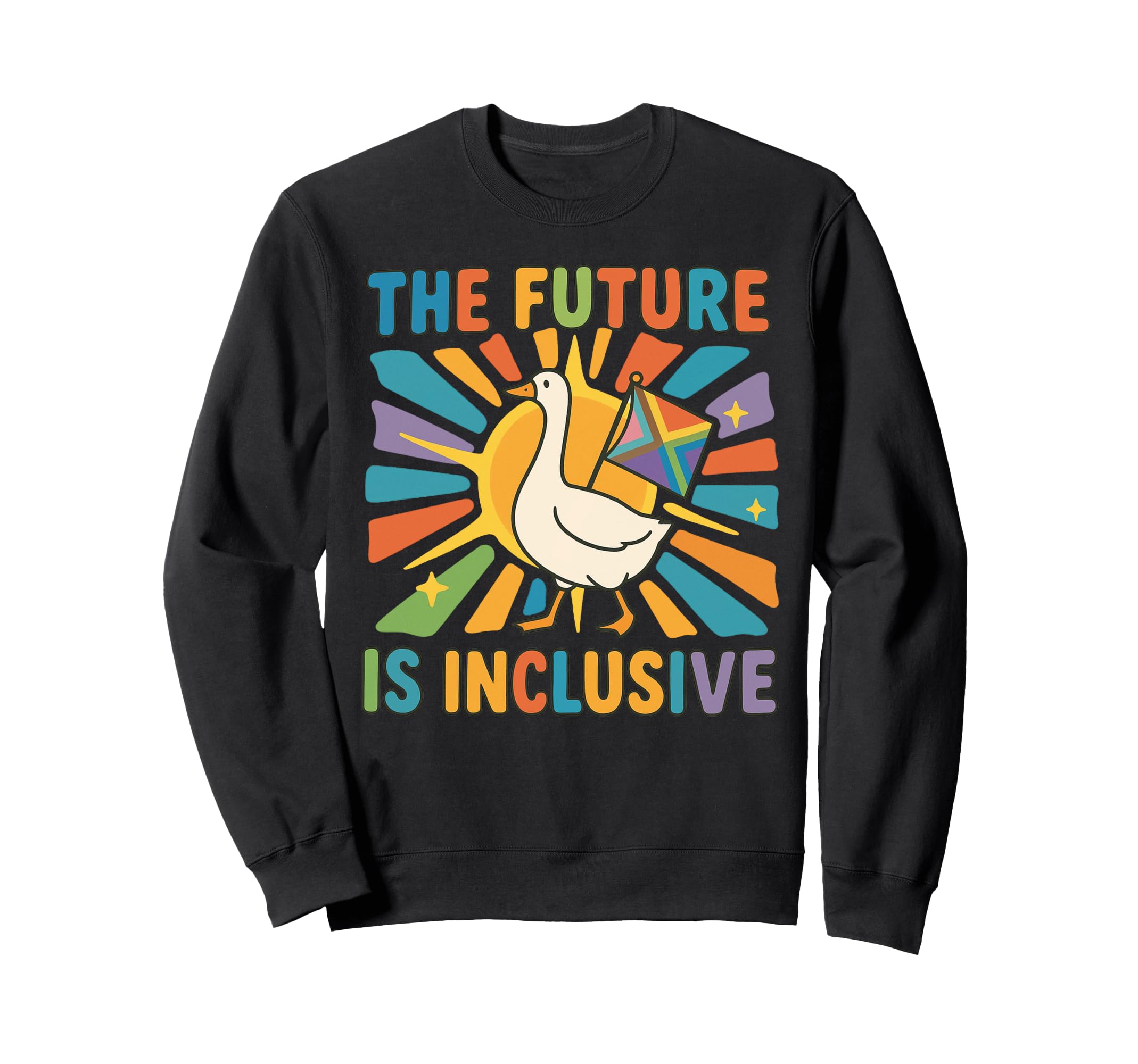 Boho Future Is Inclusive Lgbt Gay Sweatshirt - Custom Art Print Unisex - T-Shirt, Sweatshirt, Hoodie