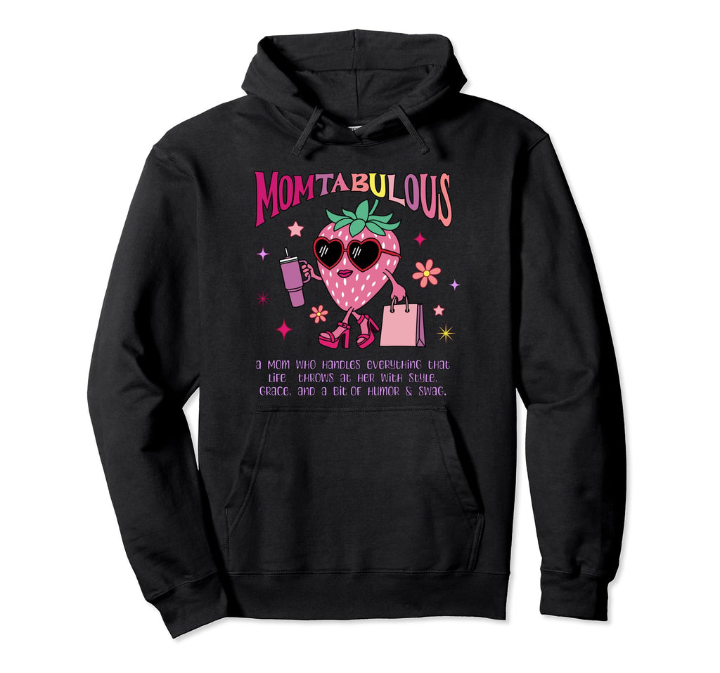 Boho Groovy Mom Mothers Day Momtabulous Hoodie - Trendy Graphic Unisex - T-Shirt, Sweatshirt, Hoodie