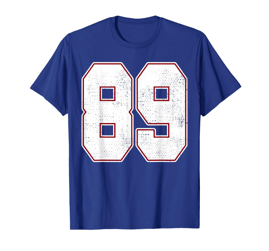 89 Outline Number 89 Fan Varsity Sports T-Shirt - Aesthetic Graphic Unisex - T-Shirt, Sweatshirt, Hoodie