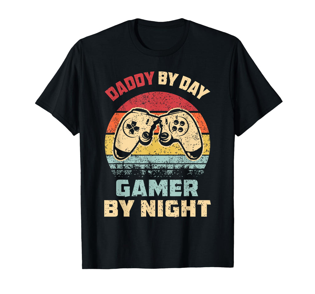 Daddy Day Gamer Night Funny Gaming T-Shirt - Minimalist Print for Adults - T-Shirt, Sweatshirt, Hoodie