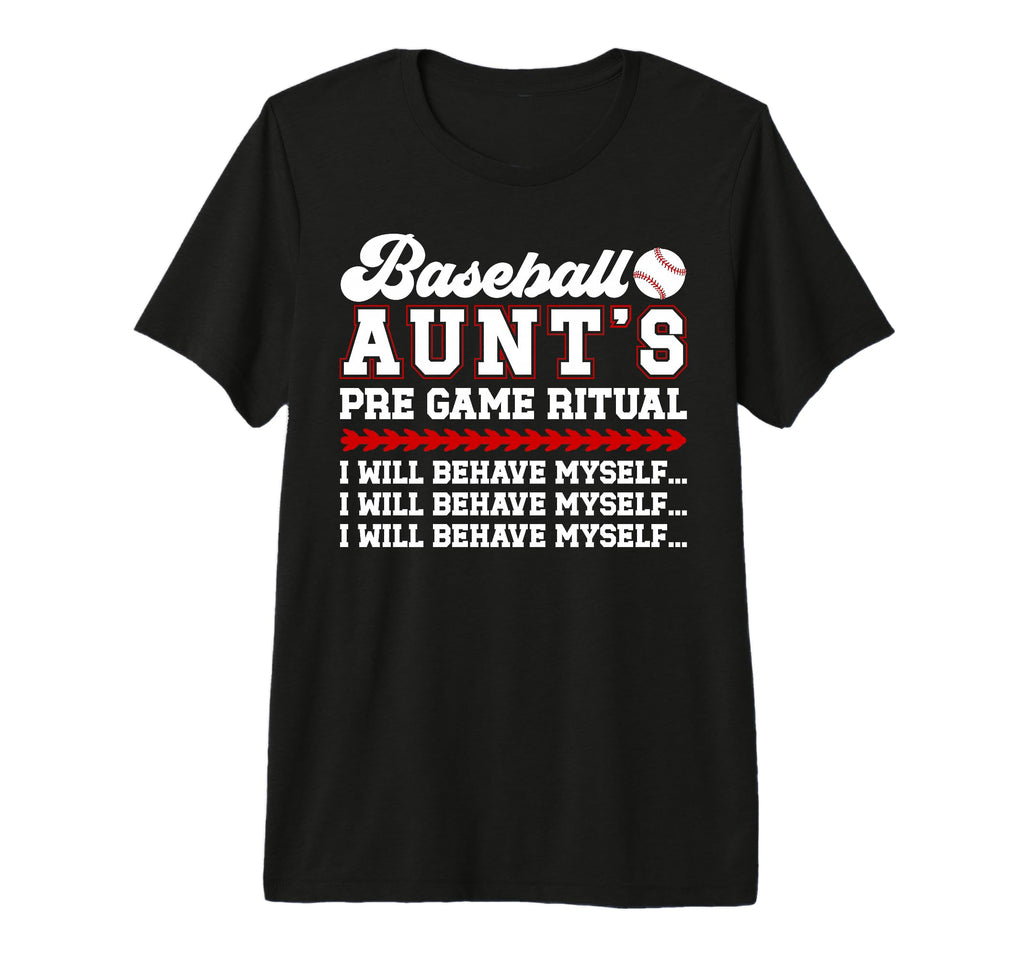 Baseball Aunt Funny Aunt Baseball T-Shirt - Unique Graphic for Adults - T-Shirt, Sweatshirt, Hoodie