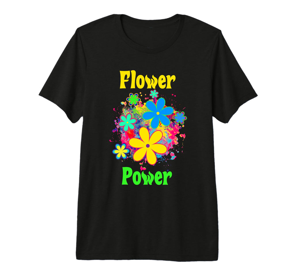 Flower Power Groovy Chick 70S 60S Party T-Shirt - Unique Graphic Unisex - T-Shirt, Sweatshirt, Hoodie