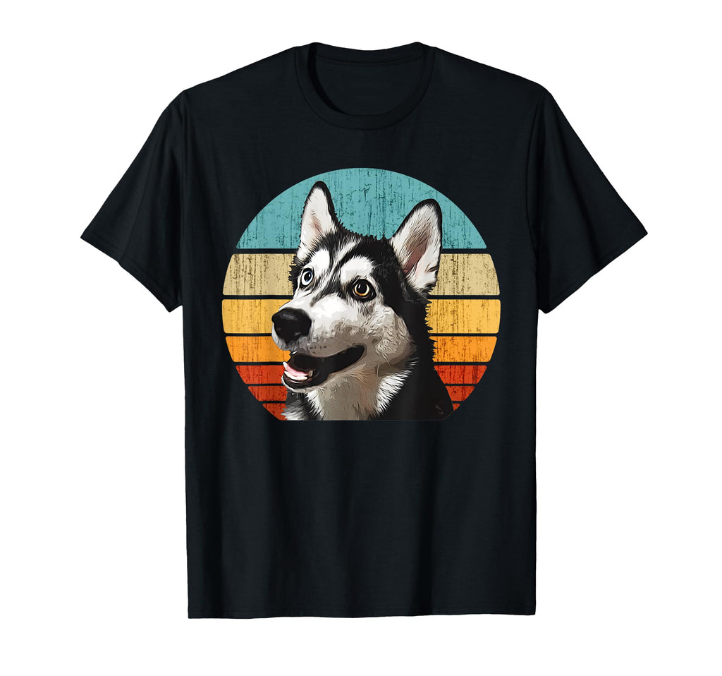 Husky Dog Sunset Huskie Puppy Dog T-Shirt - Streetwear Style for Adults - T-Shirt, Sweatshirt, Hoodie