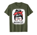 Maymay Bleached Messy Bun Baseball T-Shirt - Trendy Graphic Men Women - T-Shirt, Sweatshirt, Hoodie