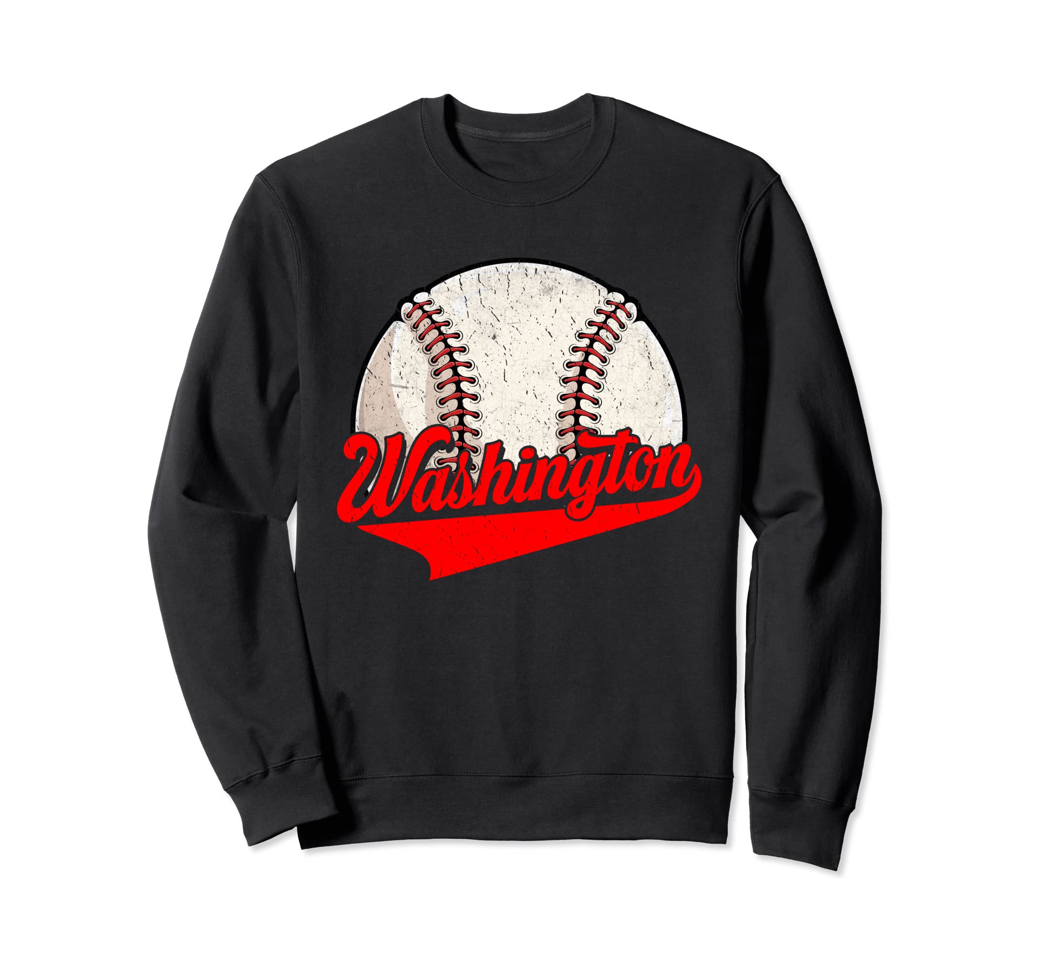 Washington Dc Baseball Lover Funny Sweatshirt - Trendy Graphic for Adults - T-Shirt, Sweatshirt, Hoodie