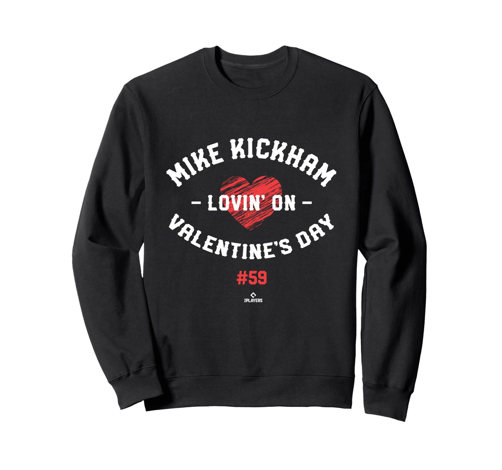 Mike Kickham Lovin Valentines Day Sweatshirt - Minimalist Print Men Women - T-Shirt, Sweatshirt, Hoodie