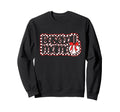 Baseball Mama Coquette Checkered Sweatshirt - Fun Novelty Design Men Women - T-Shirt, Sweatshirt, Hoodie