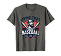 Living That Baseball Life Dad T-Shirt - Minimalist Print Unisex - T-Shirt, Sweatshirt, Hoodie
