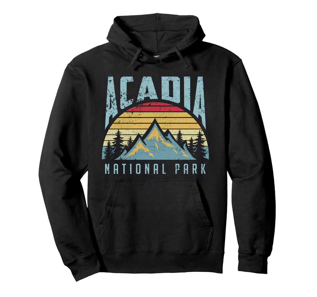 Acadia National Park Maine Mountains Hoodie - Aesthetic Graphic for Adults - T-Shirt, Sweatshirt, Hoodie