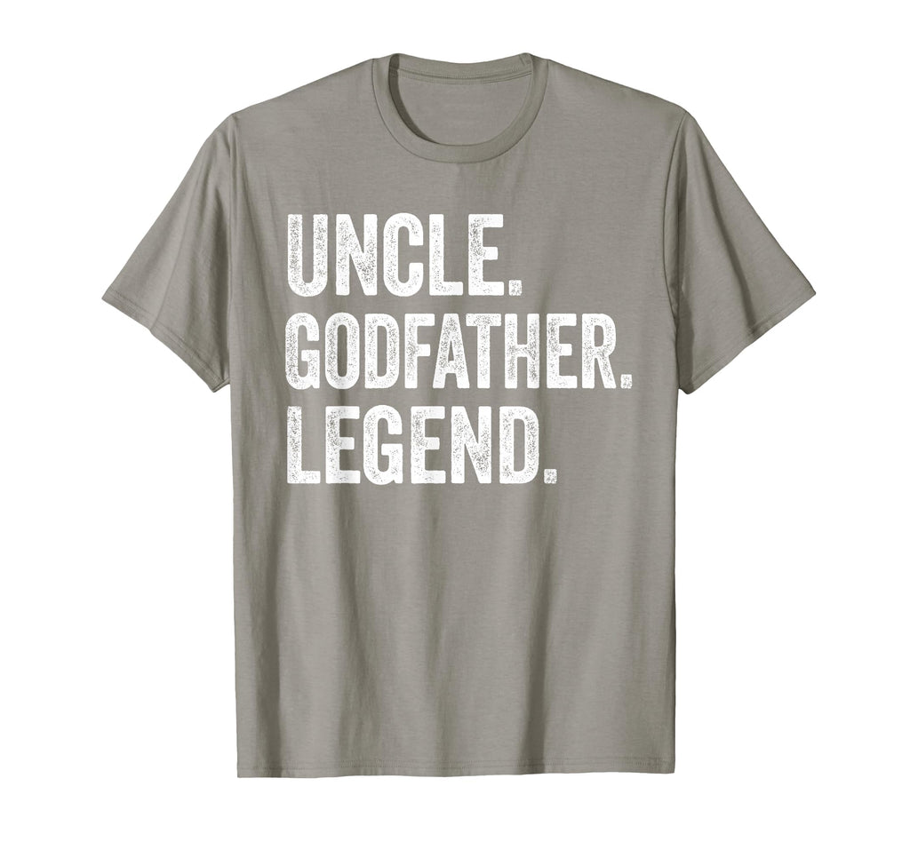 Uncle Godfather Legend Distressed Bold T-Shirt - Graphic Print for Adults - T-Shirt, Sweatshirt, Hoodie